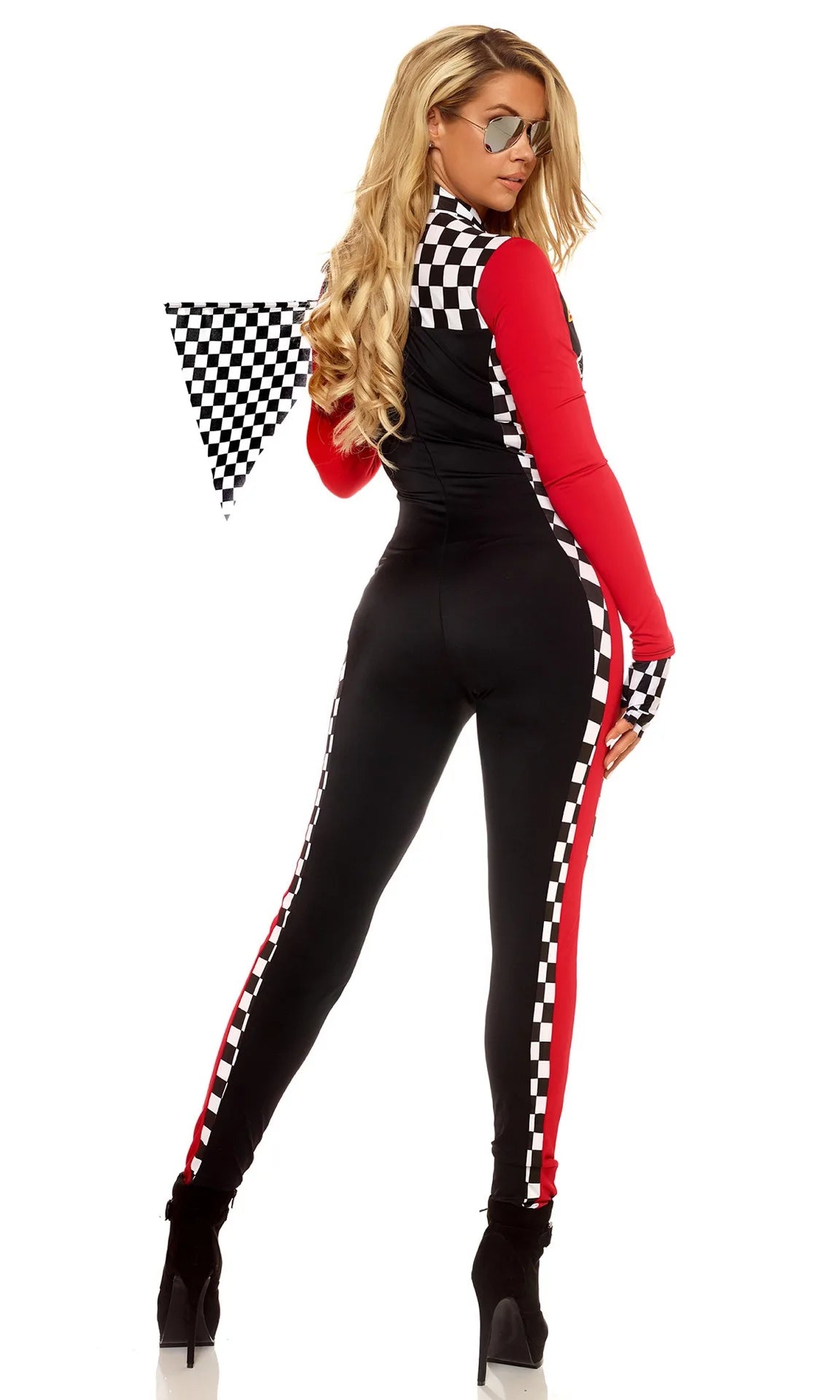 F1 Racing Flag Girl Outfit