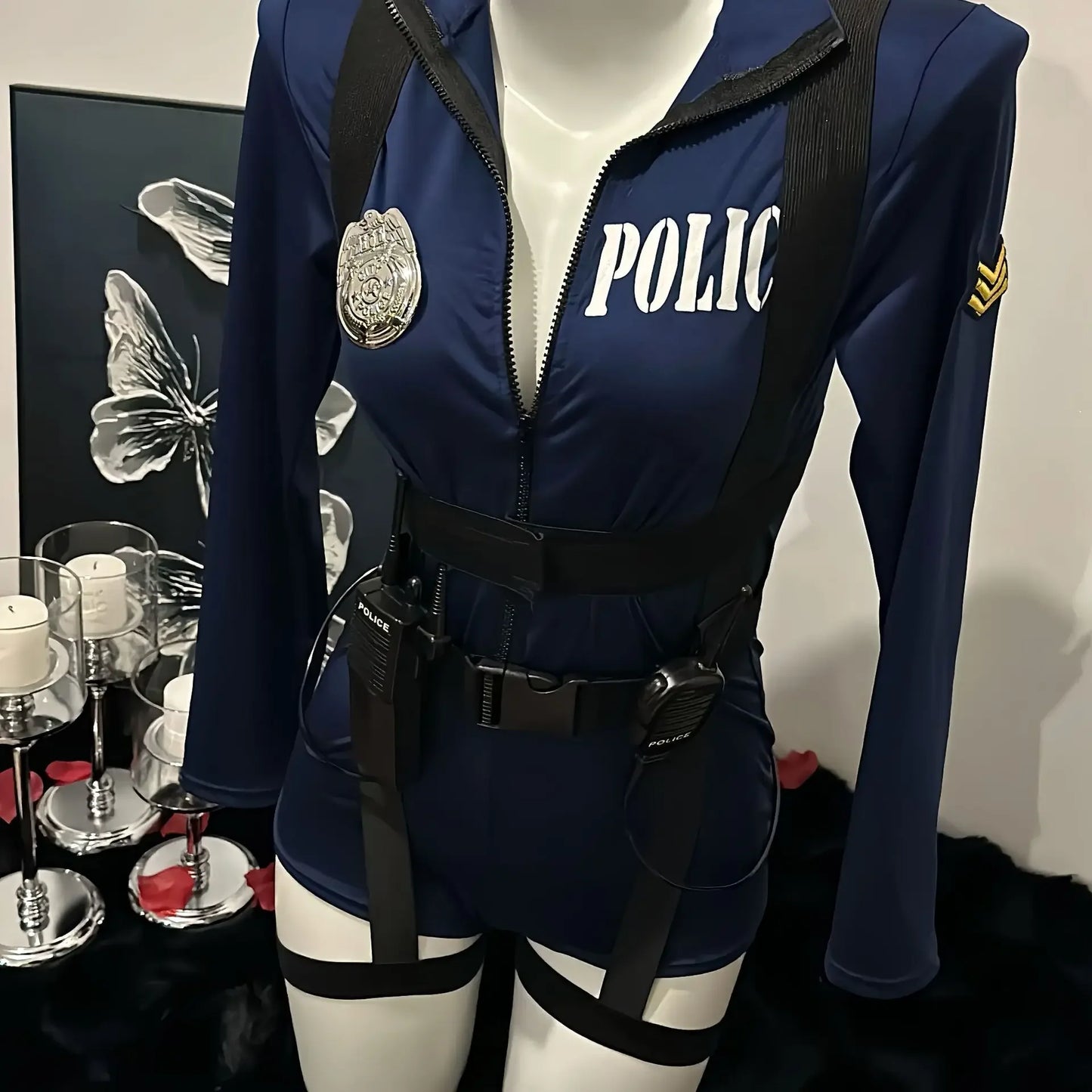 Police Uniform Jumpsuit