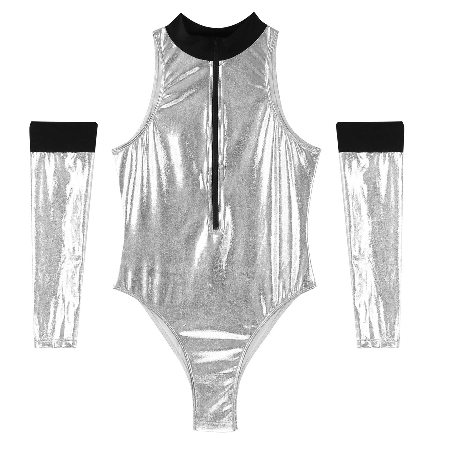 Metallic Space Astronaut Bodysuit