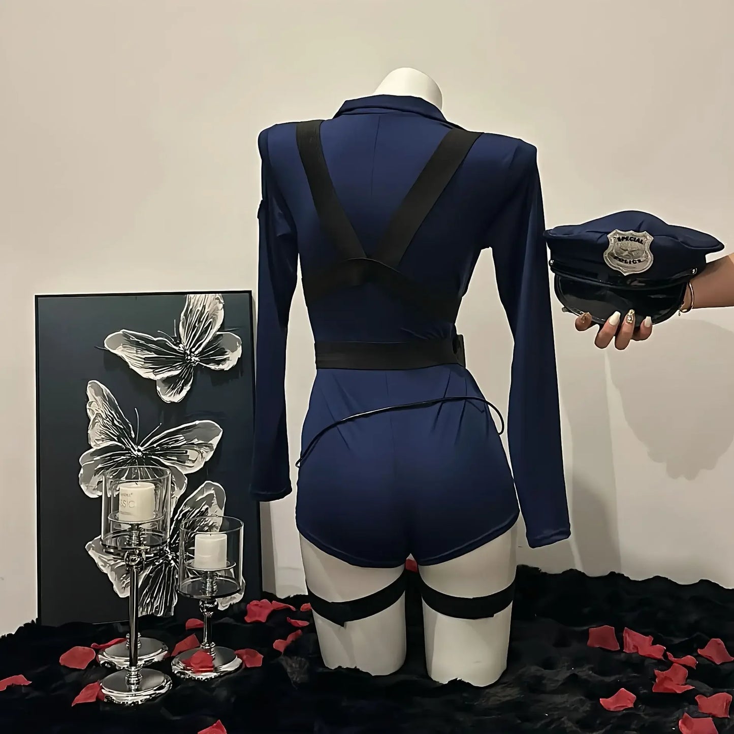 Police Uniform Jumpsuit