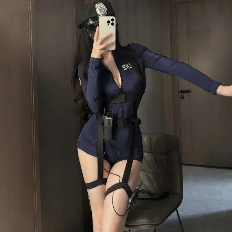 Police Uniform Jumpsuit